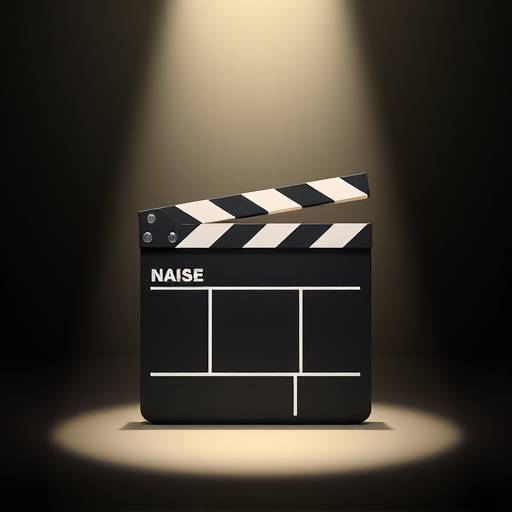 Icon representing a clapperboard, symbolizing commercial video production